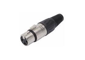 Conector XLR Fêmea Balanceado - Kit 05 peças