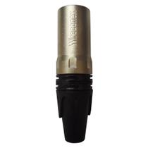 Conector XLR Macho Linha WC 1013 - WIRECONEX Conector XLR Macho Linha WC 1013 - WIRECONEX