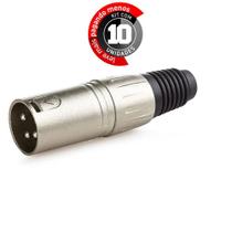 Conector Xlr Macho Profissional - Kit Com 10 Conector Xlr Macho Profissional - Kit Com 10