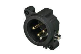 Conector XLR painel Receptáculo macho de 3 polos NC3MAAH-1 NEUTRIK Conector XLR painel Receptáculo macho de 3 polos NC3MAAH-1 NEUTRIK