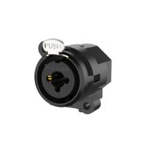 Conector XLR Roxtone RC6FS Painel Combo Fêmea Conector XLR Roxtone RC6FS Painel Combo Fêmea