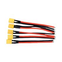 Conector XT30 Macho E Fêmea De 100mm Com Fio Estanhado 16AWG Para Bateria Lipo RC E Carregador De
