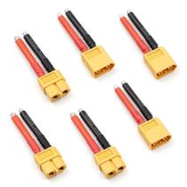 Conector XT60 fêmea e macho com fio de silicone 12AWG