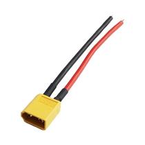 Conector XT60 Macho E Fêmea Com Fio De Silicone 14AWG 100mm Para Bateria Lipo RC Motor (5 Peças)