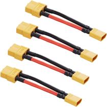 Conector ZHOFONET XT30 Macho para XT60 Fêmea - Cabo de 5cm (4 Unidades) Conector ZHOFONET XT30 Macho para XT60 Fêmea - Cabo de 5cm (4 Unidades)