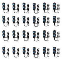 Conectores Balun de vídeo passivo de 24 pares para câmera CCTV