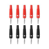 Conectores Banana Macho Empilháveis De Alta Corrente 32A 4mm Adaptador De Cabo De Alto-falante 10