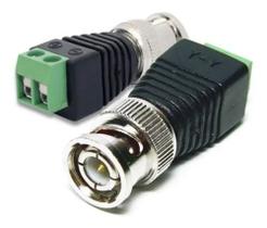 Conectores BNC Macho com Borne para Cftv - 10 unidades