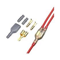 Conectores Bullet Para Motocicleta 200PCS 50 Conjuntos Terminal Clássico Macho E Fêmea De 3.5mm Para