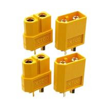 Conectores Bullet XT60 Macho E Fêmea À Prova d'Água Para Bateria Lipo RC - Kit Com 5 Ou 10 Peças Conectores Bullet XT60 Macho E Fêmea À Prova d'Água Para Bateria Lipo RC - Kit Com 5 Ou 10 Peças