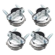 Conectores de cabo Kyuionty com braçadeira de zinco 1/2 polegada, 4 peças Conectores de cabo Kyuionty com braçadeira de zinco 1/2 polegada, 4 peças