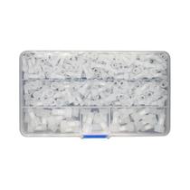 Conectores De Crimpagem Transparentes De Extremidade Fechada 250 Peças 3 Tamanhos Terminais Rápidos