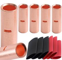 Conectores de extremidade SVAAR 4/0 AWG não isolados, 6 unidades com termorretrátil