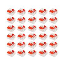 Conectores De Fio 32A 30 Peças Conexões Rápidas Compactas Para Cabos Terminais Leves