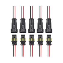 Conectores De Fio À Prova d'Água De 2 Pinos Kit Automotivo Para Carro Caminhão Motocicleta Barco Conectores De Fio À Prova d'Água De 2 Pinos Kit Automotivo Para Carro Caminhão Motocicleta Barco
