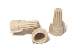 Conectores de fio alado Cyoidai Happy Emily 500 unidades Tan