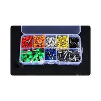 Conectores de Fio de Cobre Crimp - 400 Peças com Terminal de Ponta Isolada em Nylon
