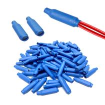 Conectores de fio de emenda Qkansiw B-Connectors Blue 100PC