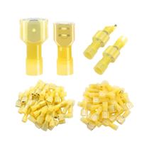 Conectores De Fio De Nylon Tipo Espada 22-10 AWG Totalmente Isolados Terminais Crimpados 100 80 60 Conectores De Fio De Nylon Tipo Espada 22-10 AWG Totalmente Isolados Terminais Crimpados 100 80 60