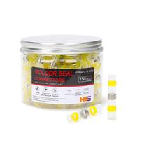 Conectores de fio de vedação de solda HKS 200PCS 12-10 AWG amarelos