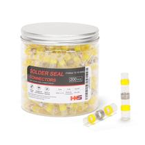 Conectores de fio de vedação de solda HKS 200PCS 12-10 AWG amarelos