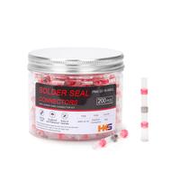 Conectores de fio de vedação de solda HKS 200PCS 22-18 AWG vermelhos