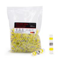 Conectores de fio de vedação de solda HKS 400 unidades amarelos 12-10 AWG