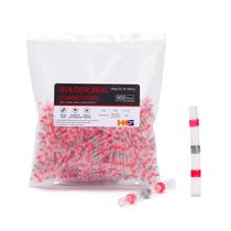 Conectores de fio de vedação de solda HKS 800PCS vermelhos 22-18 AWG