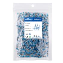 Conectores de fio de vedação de solda Kuject 400PCS AWG 16-14 azuis