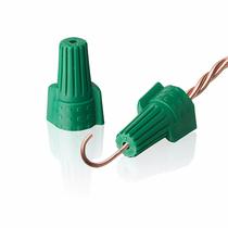 Conectores de fio Dicio Winged Ground 350 unidades verdes listados pela UL