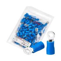Conectores De Fio Elétrico Isolados Em Vermelho, Azul E Amarelo, Kit De Cabos 22-10AWG RV1.25 RV2