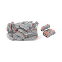 Conectores De Fio Isolados Compactos 34-50 Peças 28-12 AWG Terminais De Emenda Em Linha 1-para-1 Conectores De Fio Isolados Compactos 34-50 Peças 28-12 AWG Terminais De Emenda Em Linha 1-para-1