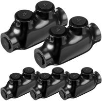Conectores de fio isolados Copkim 2 portas pretas (4-14 AWG)