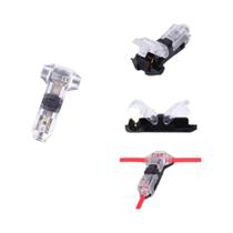 Conectores De Fio Tipo T De Baixa Tensão 1 Pino 10 Peças Sem Solda Conexão Rápida Sem Desnudamento Conectores De Fio Tipo T De Baixa Tensão 1 Pino 10 Peças Sem Solda Conexão Rápida Sem Desnudamento