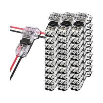 Conectores De Fio Tipo T De Baixa Tensão 10 20 30 Peças 1 2 Pinos Conectores Rápidos Sem Solda T-Tap