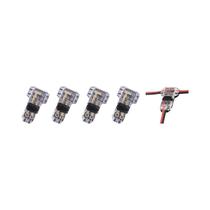 Conectores De Fio Tipo T De Baixa Tensão 2 Pinos 3 Vias Sem Desencapar Para AWG 24-18 5 10 20 Peças Conectores De Fio Tipo T De Baixa Tensão 2 Pinos 3 Vias Sem Desencapar Para AWG 24-18 5 10 20 Peças