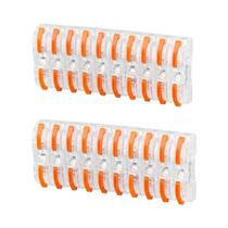 Conectores De Fio Transparentes De Engate Rápido 20/34/50 Peças, Conjunto De Conexão Compacto Conectores De Fio Transparentes De Engate Rápido 20/34/50 Peças, Conjunto De Conexão Compacto