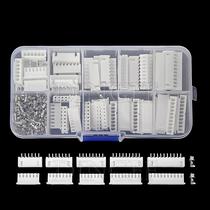 Conectores De Fio XH2.54 Macho E Fêmea 260PCS, Terminais De 6P, 7P, 8P, 9P, 10P, Kit Com Carcaça