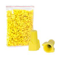 Conectores de fio ZONE INDUSTRY CORP. 500 PCS Amarelo AWG 18-10 Conectores de fio ZONE INDUSTRY CORP. 500 PCS Amarelo AWG 18-10