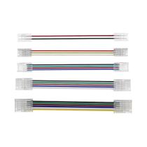 Conectores De Fita LED 10PCS 2/3/4/5/6 Pinos Conectores Rápidos Terminal De Extensão De Fio 8mm 10mm