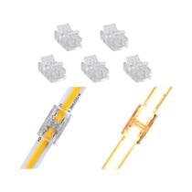 Conectores De Fita LED COB De 8mm 10mm 2 Pinos 5 Peças Terminal De Extensão Para Luzes De Fita SMD