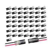 Conectores de Fita LED de Duplo Fio com Trava, Conectores de Fita LED de Baixa Tensão com 2 Pinos