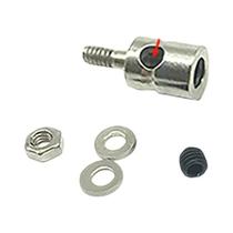 Conectores De Haste De Metal De 1,3 Mm 1,8 Mm 2,1 Mm 20 Peças Posicionador De Ajustador Rápido Para