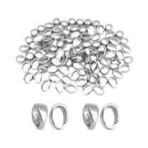 Conectores De Joalheria Em Latão Banhado a Ouro 18K Com Fecho Em Forma De Semente De Melão, 20 Peças