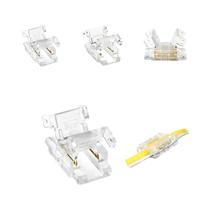 Conectores De LED COB De 8mm 2 Pinos Sem Solda Para Extensão De Fitas De LED
