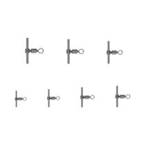 Conectores De Linha De Pesca DNDYUJU 10-20X Com Rolamentos De Esfera Em 3 Direções