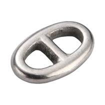 Conectores De Malha Azul Marinho 5pcs Em Aço Inoxidável 304 Componentes De Joias Ovais 10x6.5x1.8mm