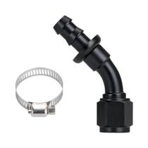 Conectores De Mangueira AN6 AN8 AN10 Com Encaixe Rápido 0 45 90 180 Graus Adaptador Reutilizável