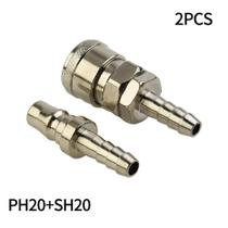 Conectores De Mangueira De Ar De Liberação Rápida De 8mm, 2 Peças Para Compressor SH20 PH20 Conectores De Mangueira De Ar De Liberação Rápida De 8mm, 2 Peças Para Compressor SH20 PH20