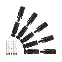 Conectores De Painel Solar À Prova d'Água 10PCS IP67 Macho Fêmea Cabo PV 5 Pares